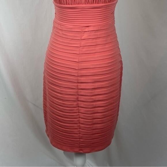 Sangria Tangerine Orange Bodycon Party Event Dress NWOT Size 4P - Picture 7 of 13